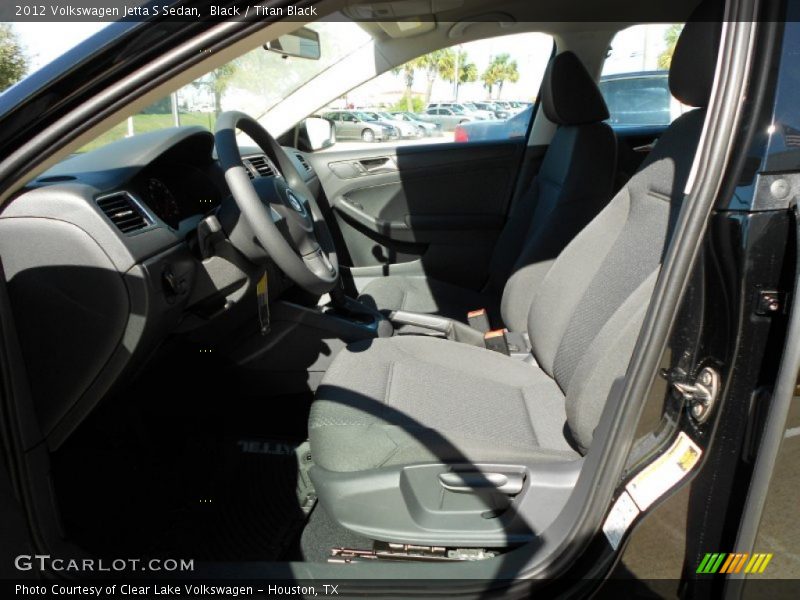 Black / Titan Black 2012 Volkswagen Jetta S Sedan