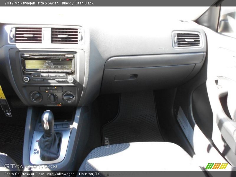 Black / Titan Black 2012 Volkswagen Jetta S Sedan