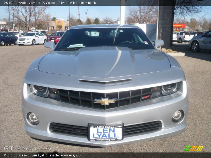 Silver Ice Metallic / Black 2010 Chevrolet Camaro SS Coupe