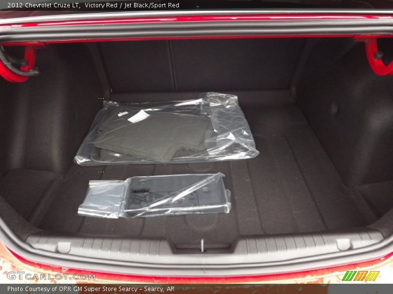 Victory Red / Jet Black/Sport Red 2012 Chevrolet Cruze LT
