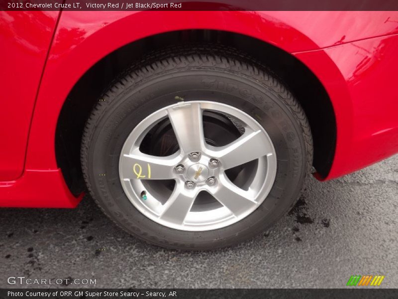 Victory Red / Jet Black/Sport Red 2012 Chevrolet Cruze LT