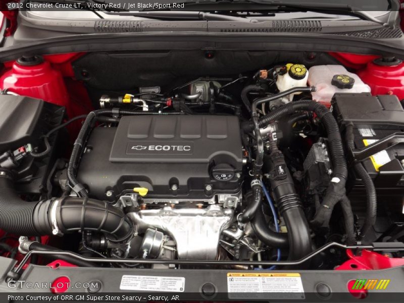 Victory Red / Jet Black/Sport Red 2012 Chevrolet Cruze LT