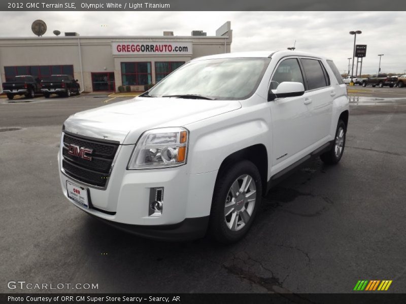 Olympic White / Light Titanium 2012 GMC Terrain SLE