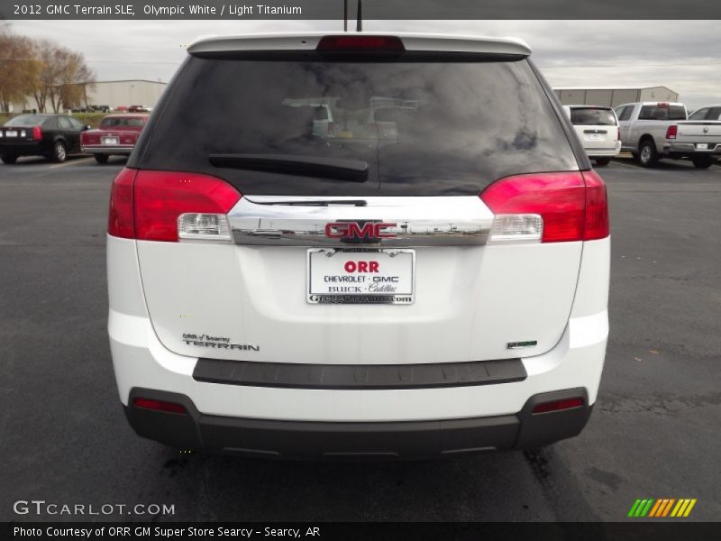 Olympic White / Light Titanium 2012 GMC Terrain SLE