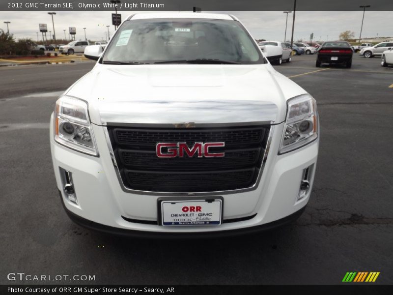 Olympic White / Light Titanium 2012 GMC Terrain SLE