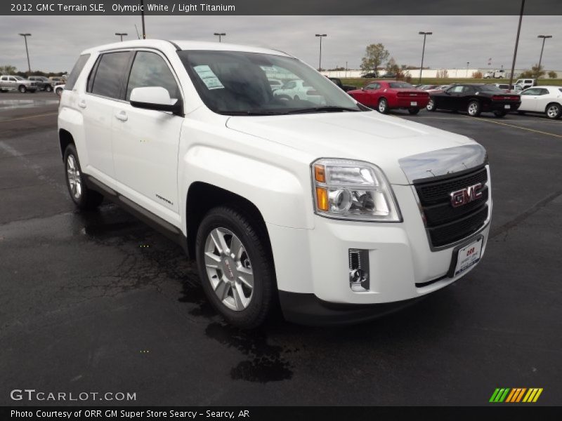 Olympic White / Light Titanium 2012 GMC Terrain SLE