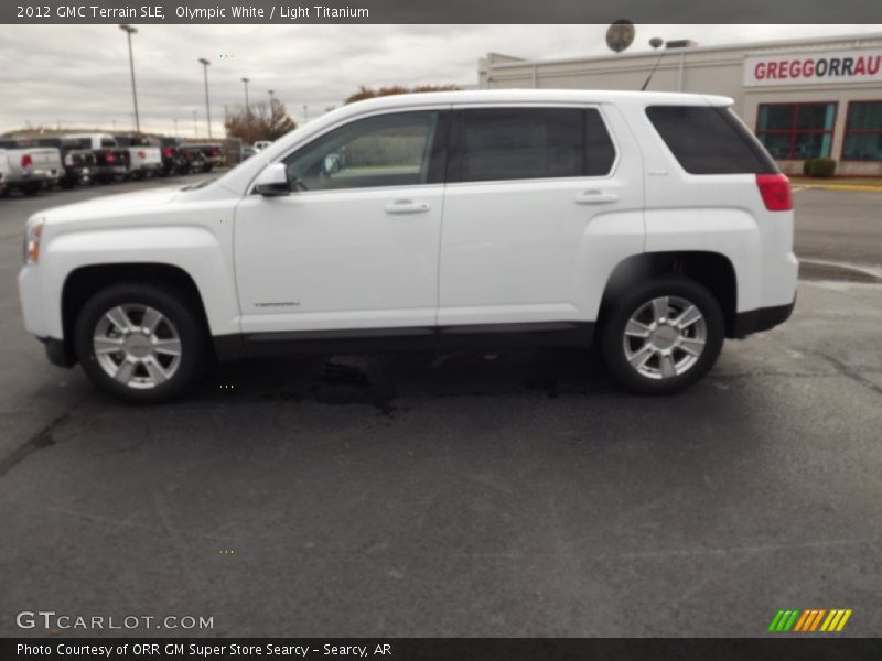 Olympic White / Light Titanium 2012 GMC Terrain SLE