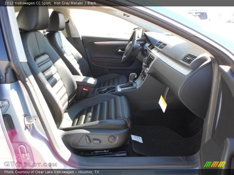 Iron Gray Metallic / Black 2012 Volkswagen CC Sport