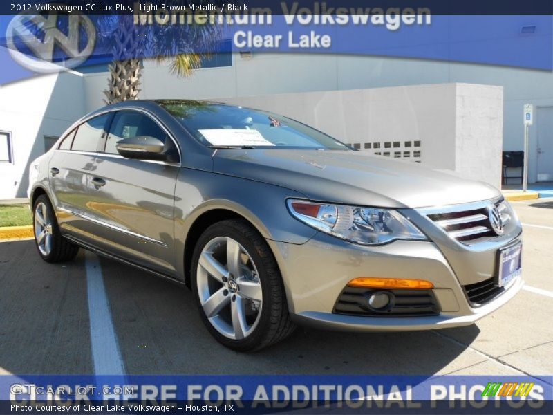 Light Brown Metallic / Black 2012 Volkswagen CC Lux Plus