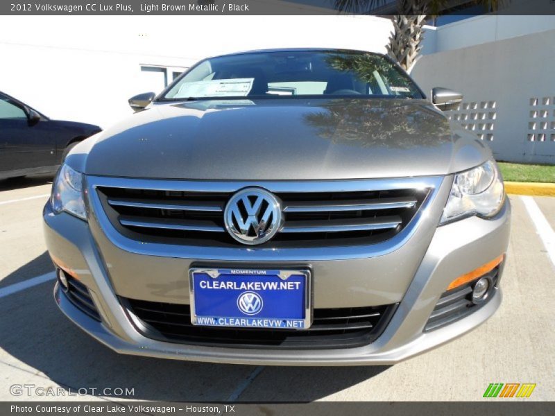 Light Brown Metallic / Black 2012 Volkswagen CC Lux Plus