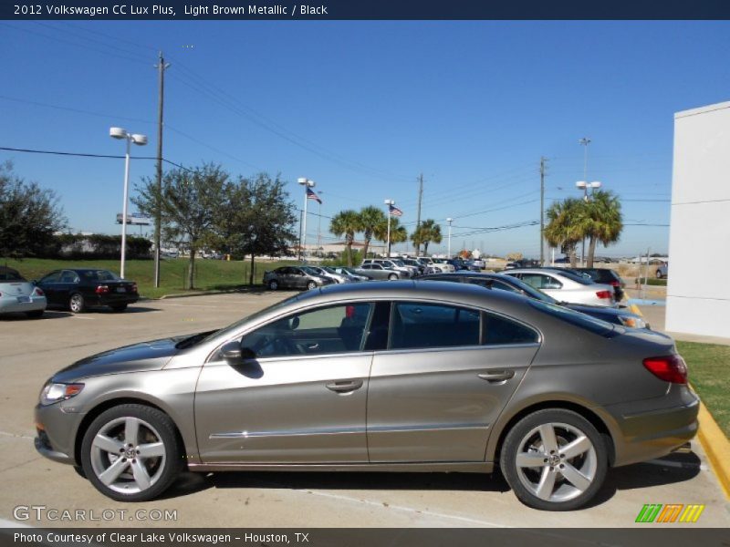 Light Brown Metallic / Black 2012 Volkswagen CC Lux Plus