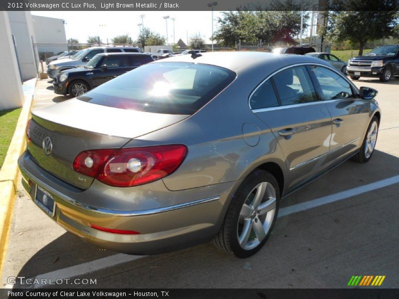 Light Brown Metallic / Black 2012 Volkswagen CC Lux Plus