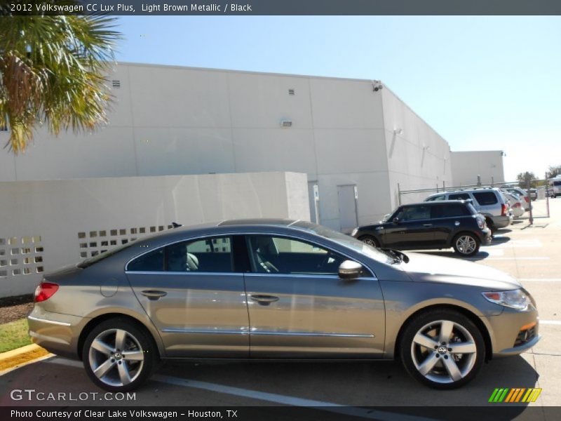 Light Brown Metallic / Black 2012 Volkswagen CC Lux Plus