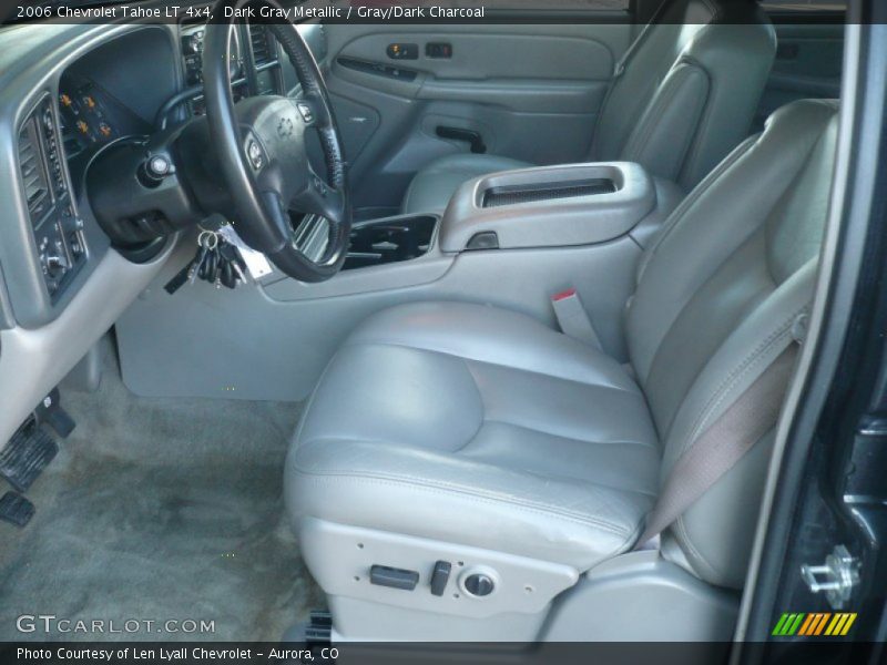 Dark Gray Metallic / Gray/Dark Charcoal 2006 Chevrolet Tahoe LT 4x4