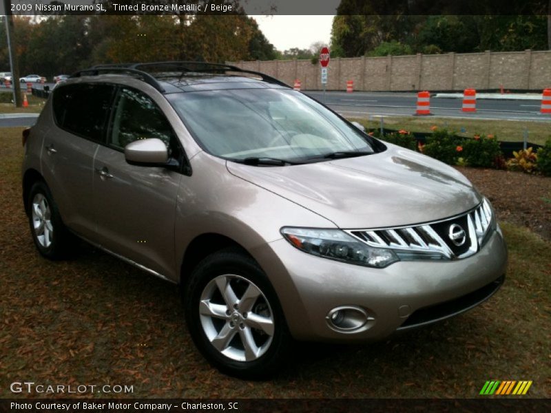 Tinted Bronze Metallic / Beige 2009 Nissan Murano SL