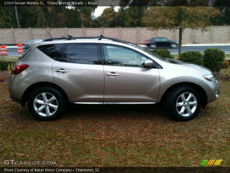 Tinted Bronze Metallic / Beige 2009 Nissan Murano SL