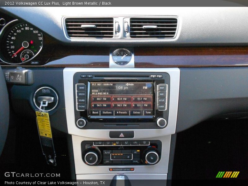 Light Brown Metallic / Black 2012 Volkswagen CC Lux Plus