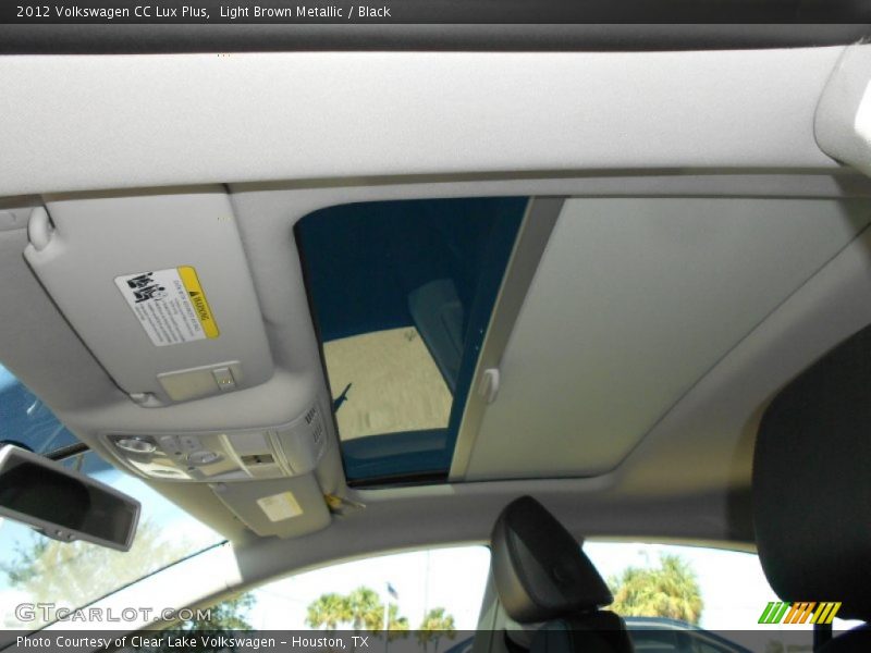 Light Brown Metallic / Black 2012 Volkswagen CC Lux Plus
