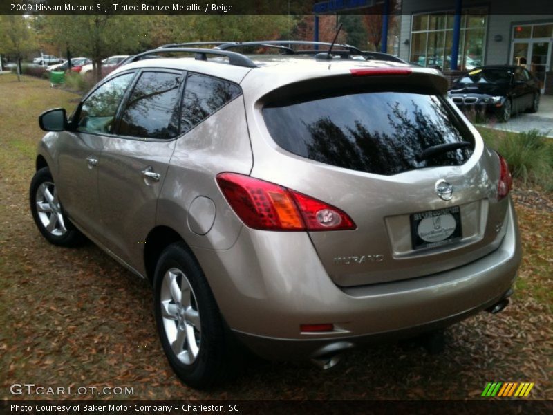 Tinted Bronze Metallic / Beige 2009 Nissan Murano SL