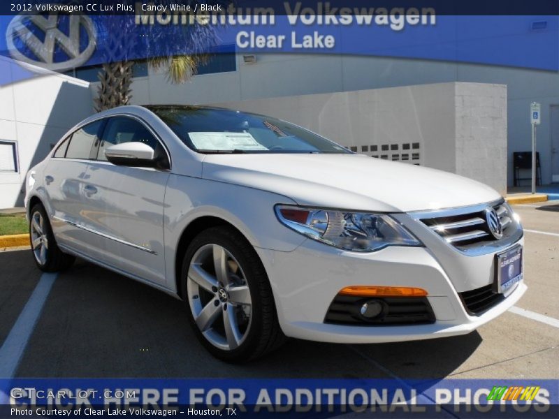 Candy White / Black 2012 Volkswagen CC Lux Plus