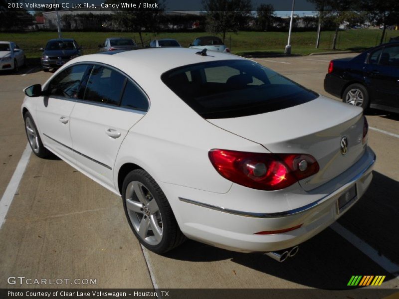 Candy White / Black 2012 Volkswagen CC Lux Plus