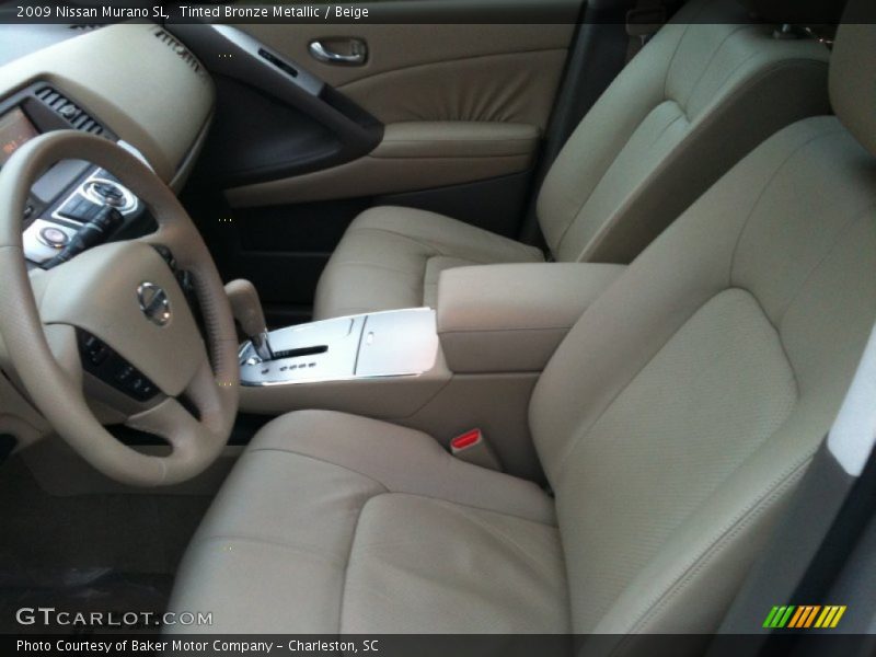 Tinted Bronze Metallic / Beige 2009 Nissan Murano SL