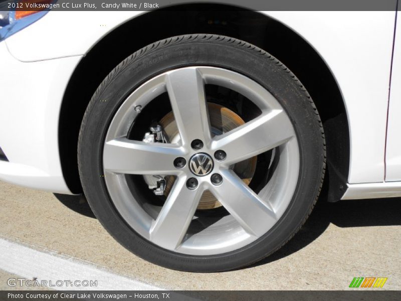 Candy White / Black 2012 Volkswagen CC Lux Plus