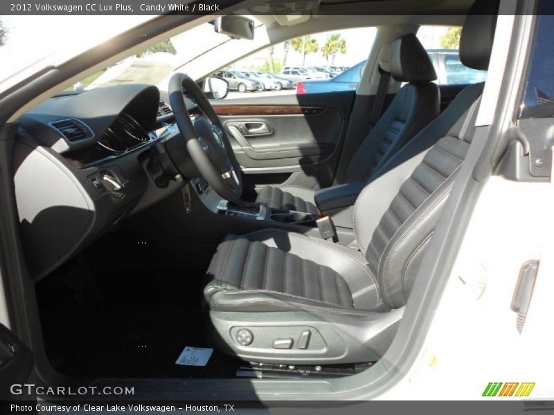 Candy White / Black 2012 Volkswagen CC Lux Plus