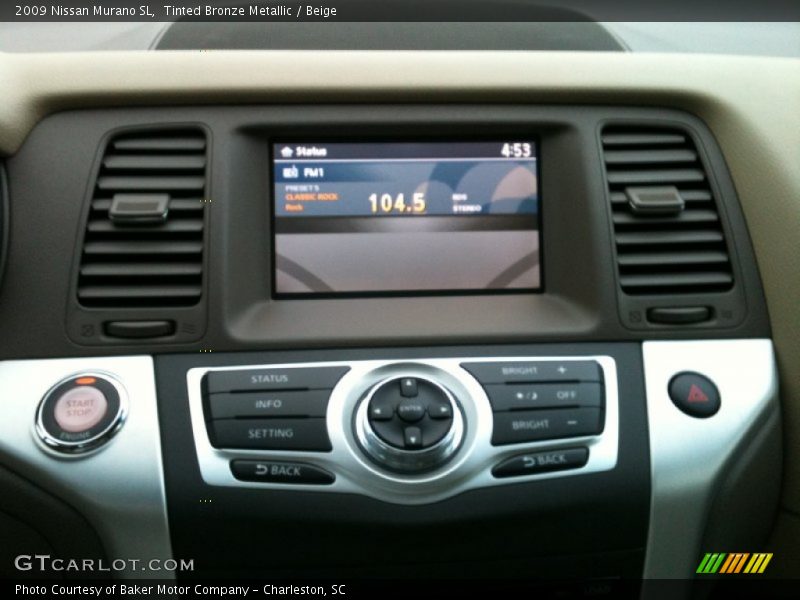 Tinted Bronze Metallic / Beige 2009 Nissan Murano SL