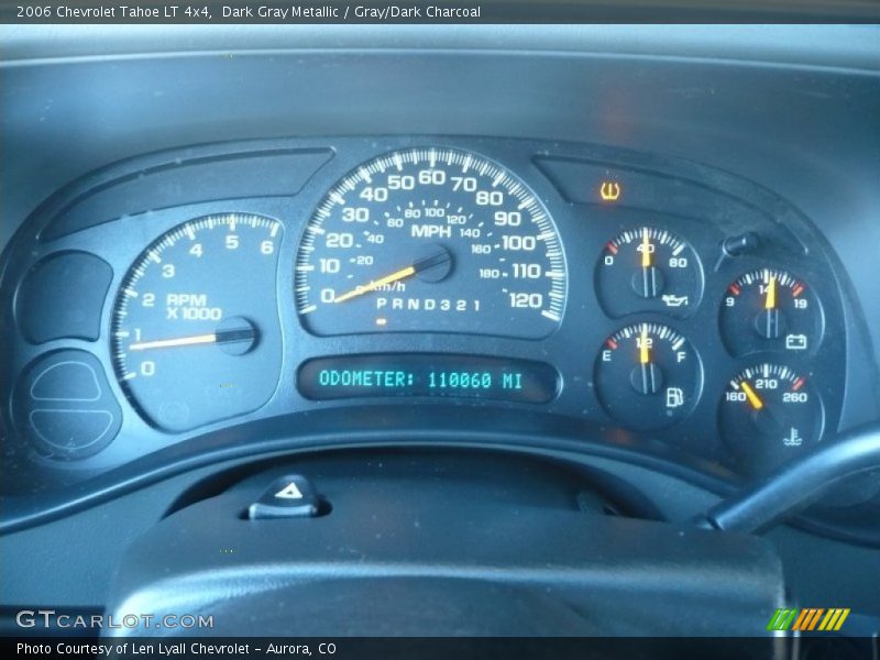 Dark Gray Metallic / Gray/Dark Charcoal 2006 Chevrolet Tahoe LT 4x4