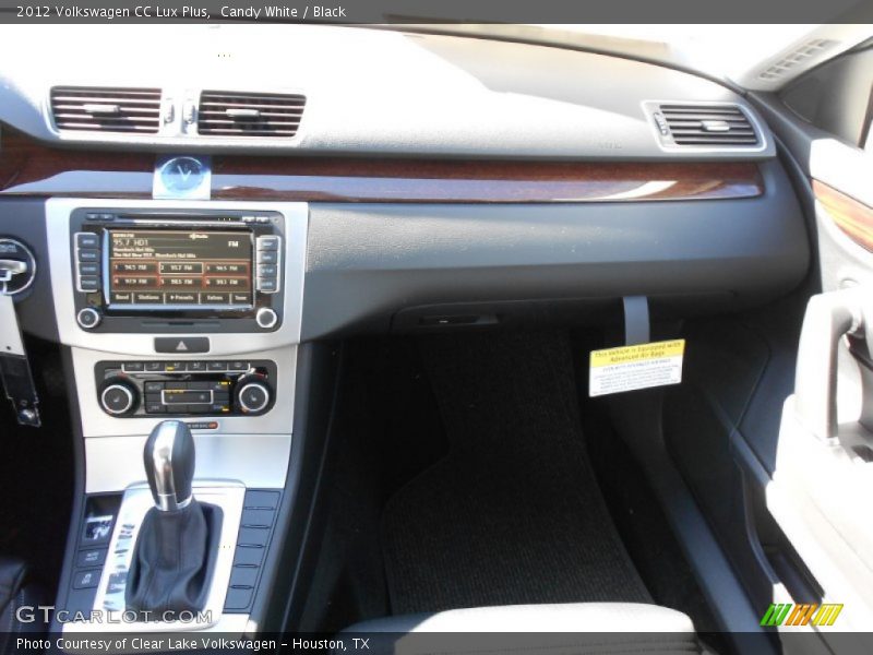 Candy White / Black 2012 Volkswagen CC Lux Plus