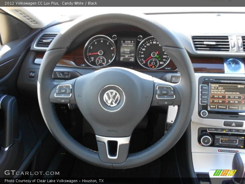 Candy White / Black 2012 Volkswagen CC Lux Plus