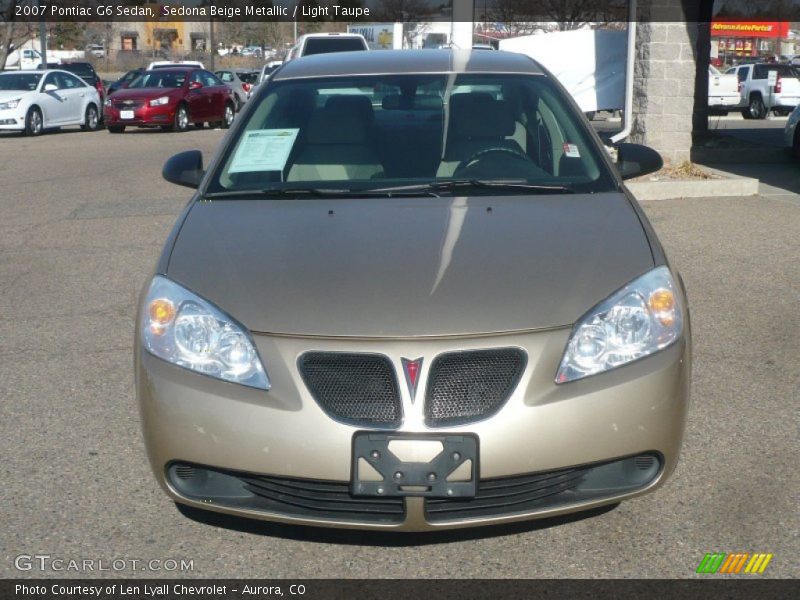 Sedona Beige Metallic / Light Taupe 2007 Pontiac G6 Sedan