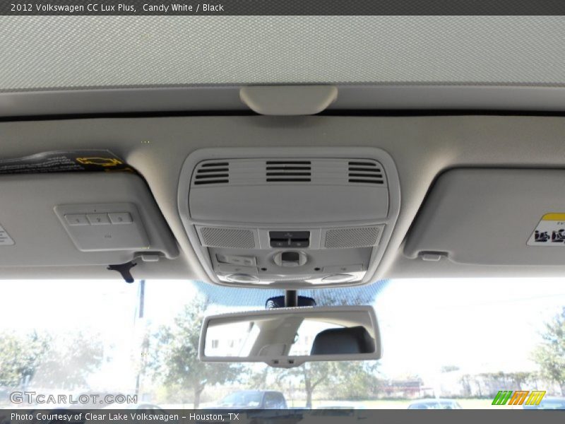 Candy White / Black 2012 Volkswagen CC Lux Plus