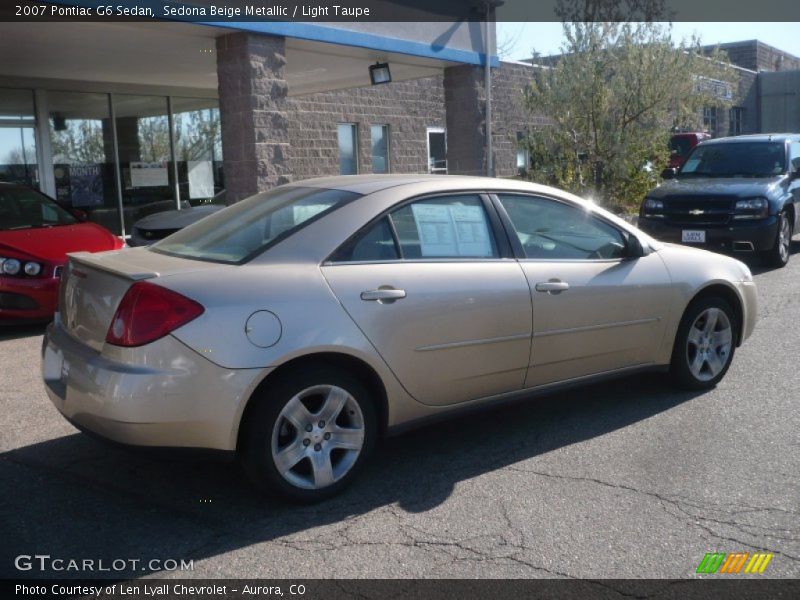 Sedona Beige Metallic / Light Taupe 2007 Pontiac G6 Sedan