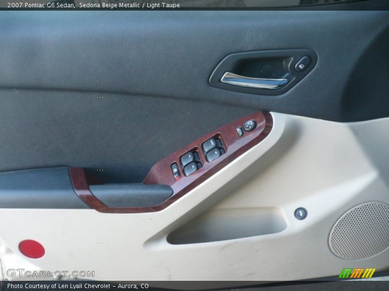 Sedona Beige Metallic / Light Taupe 2007 Pontiac G6 Sedan