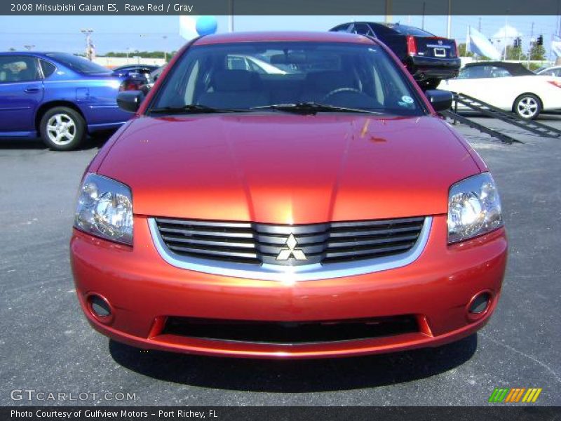 Rave Red / Gray 2008 Mitsubishi Galant ES