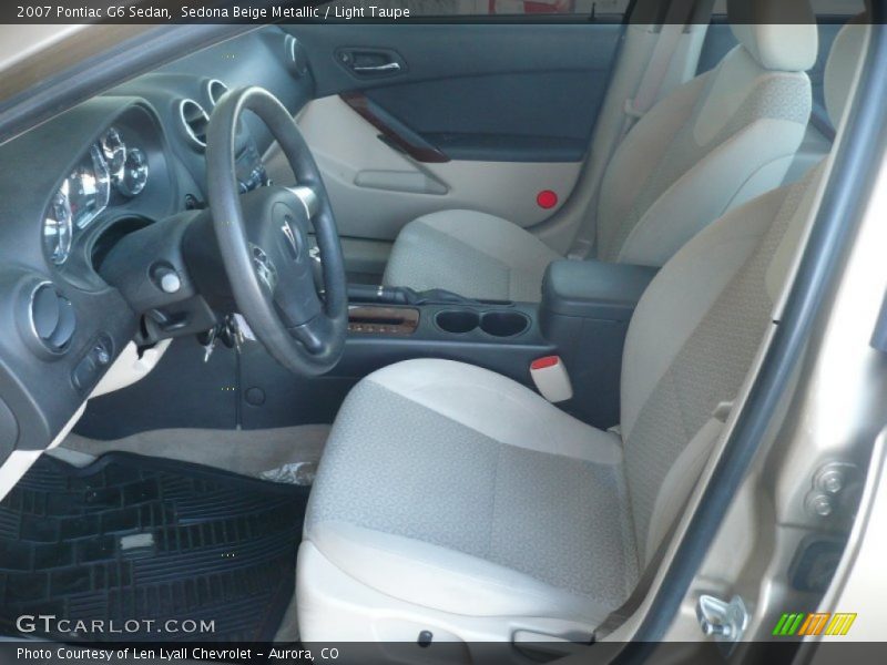 Sedona Beige Metallic / Light Taupe 2007 Pontiac G6 Sedan