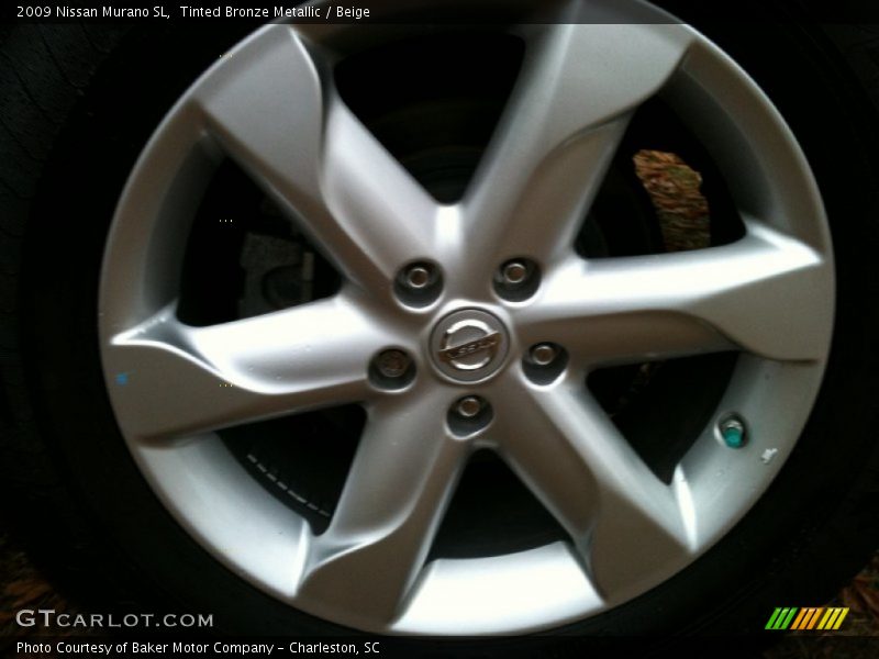 Tinted Bronze Metallic / Beige 2009 Nissan Murano SL