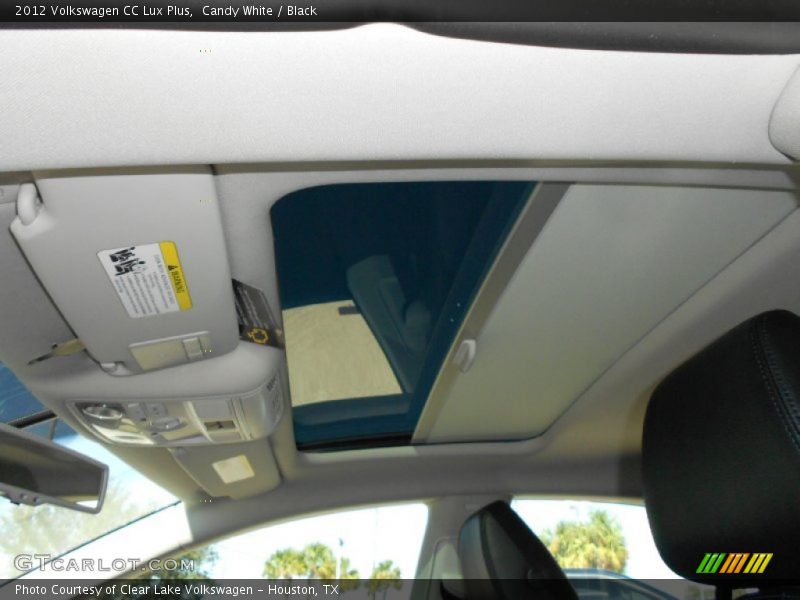 Candy White / Black 2012 Volkswagen CC Lux Plus