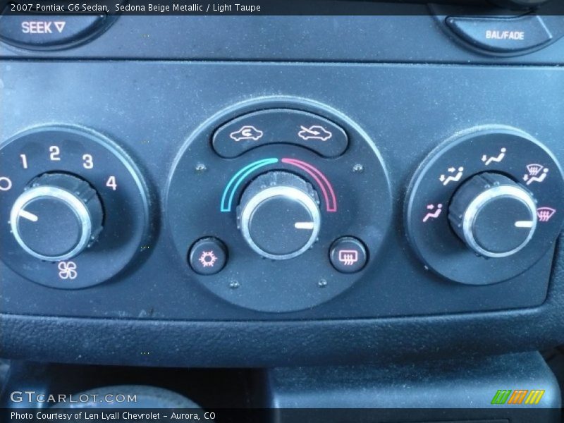 Sedona Beige Metallic / Light Taupe 2007 Pontiac G6 Sedan