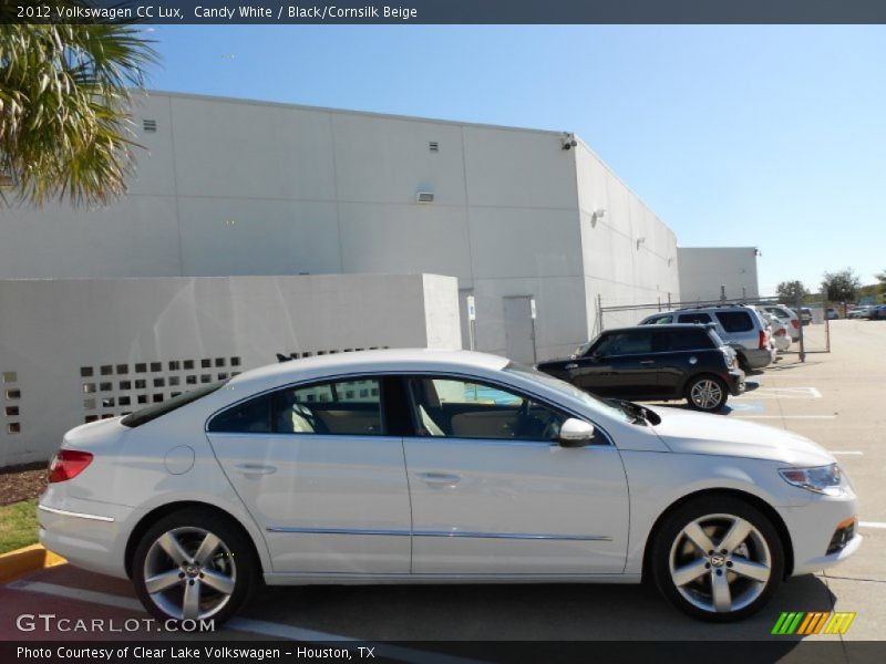 Candy White / Black/Cornsilk Beige 2012 Volkswagen CC Lux