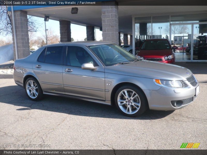 Steel Gray Metallic / Parchment 2006 Saab 9-5 2.3T Sedan
