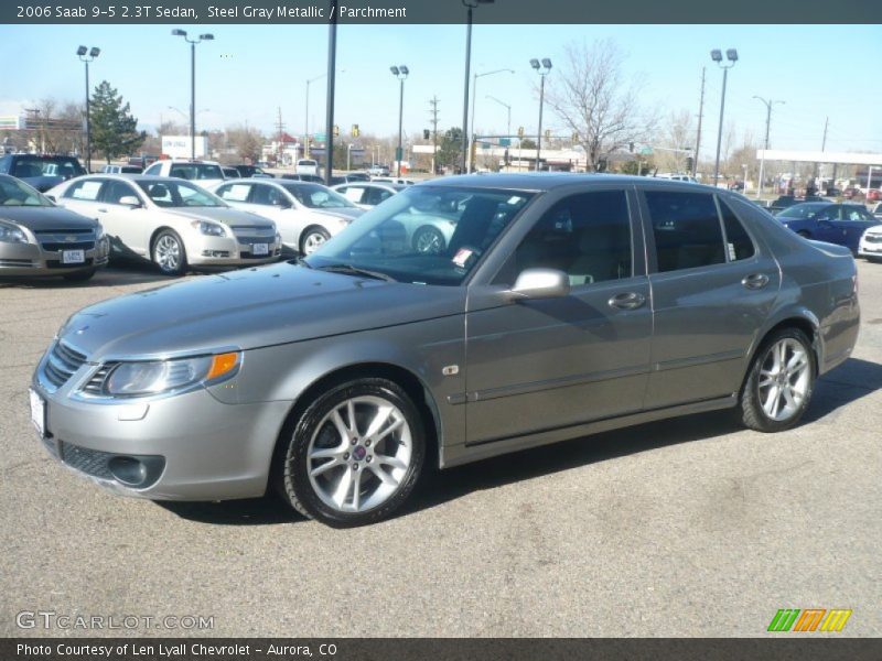 Steel Gray Metallic / Parchment 2006 Saab 9-5 2.3T Sedan