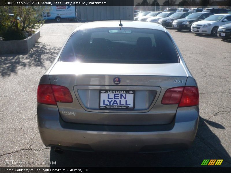 Steel Gray Metallic / Parchment 2006 Saab 9-5 2.3T Sedan