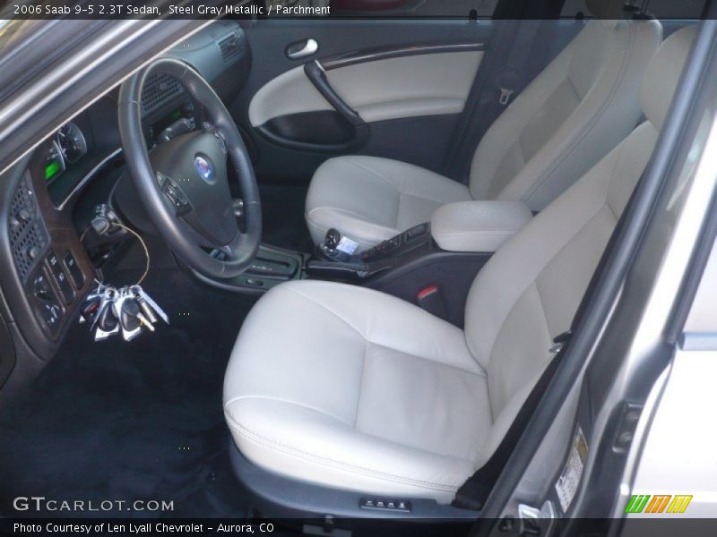 Steel Gray Metallic / Parchment 2006 Saab 9-5 2.3T Sedan