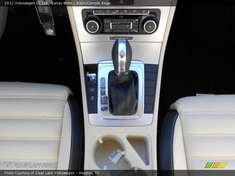 Candy White / Black/Cornsilk Beige 2012 Volkswagen CC Lux