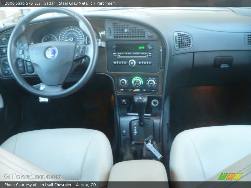 Steel Gray Metallic / Parchment 2006 Saab 9-5 2.3T Sedan