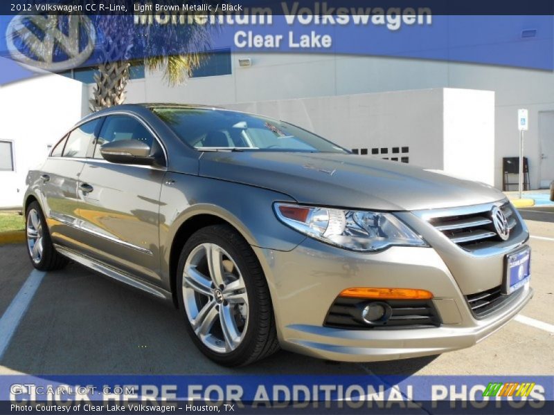 Light Brown Metallic / Black 2012 Volkswagen CC R-Line