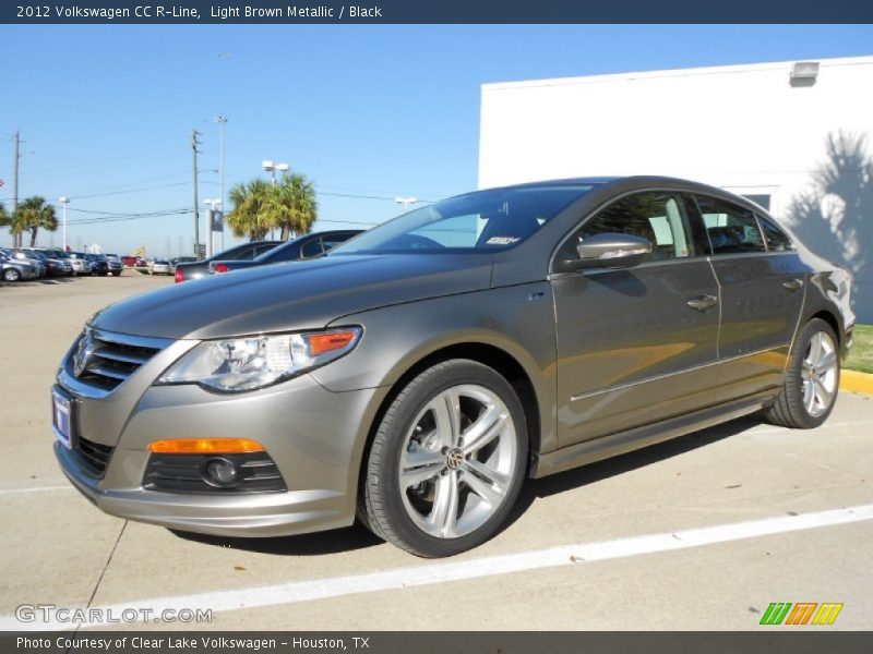 Light Brown Metallic / Black 2012 Volkswagen CC R-Line